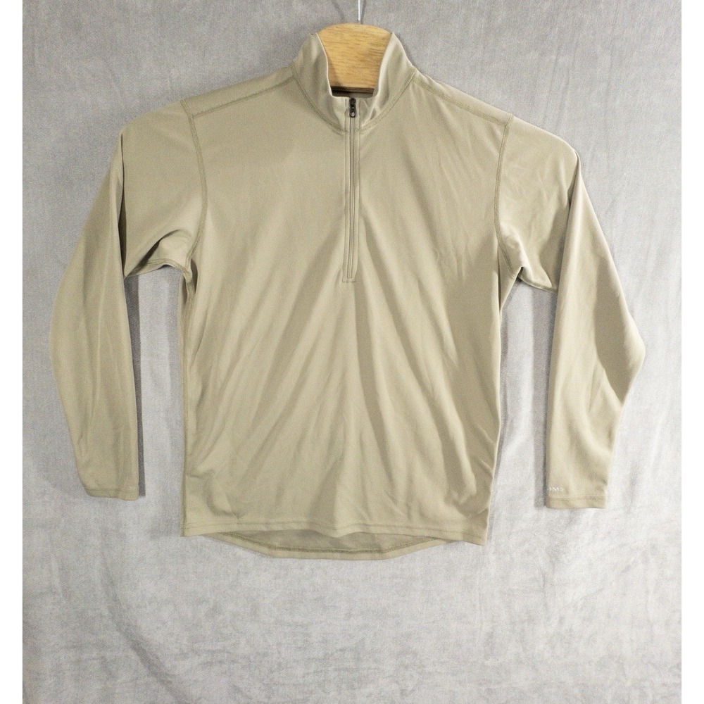 Simms Fishing Qtr Zip Fleece Thermal Mens Medium‎ Outdoors Fly Fishing Gorpcore